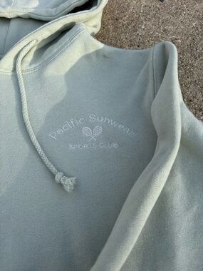 Pacific Sunwear Sage Green Pullover Hoodie